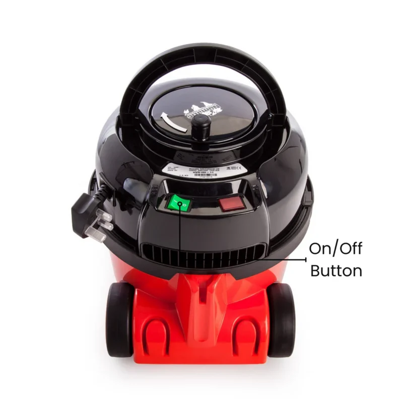 HVR160 Numatic Henry 160 Compact Canister Vacuum Single Speed in Red
