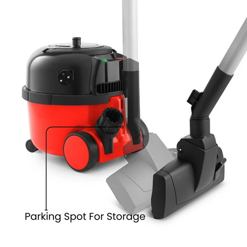 HVR160 Numatic Henry 160 Compact Canister Vacuum Single Speed in Red