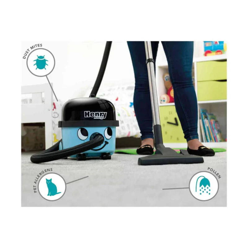 HVA160 Numatic Henry 160 Allergy Compact Canister Vacuum Single Speed