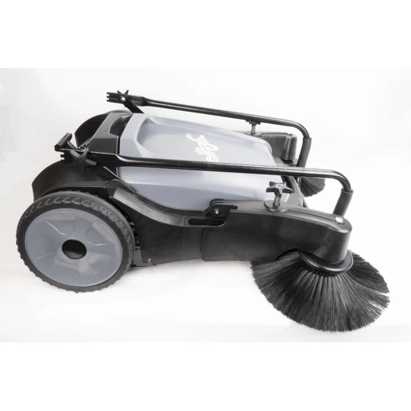 Manual Floor Sweeper - Johnny Vac - 32" (81.3 cm) Cleaning Path - 2 Side Brushes - Tank of 10.5 gal (40 L)