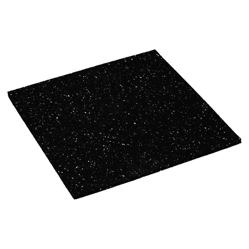 SCANPART - Tapis anti-vibrations - 60 x 60 cm - Noir - Caoutchouc