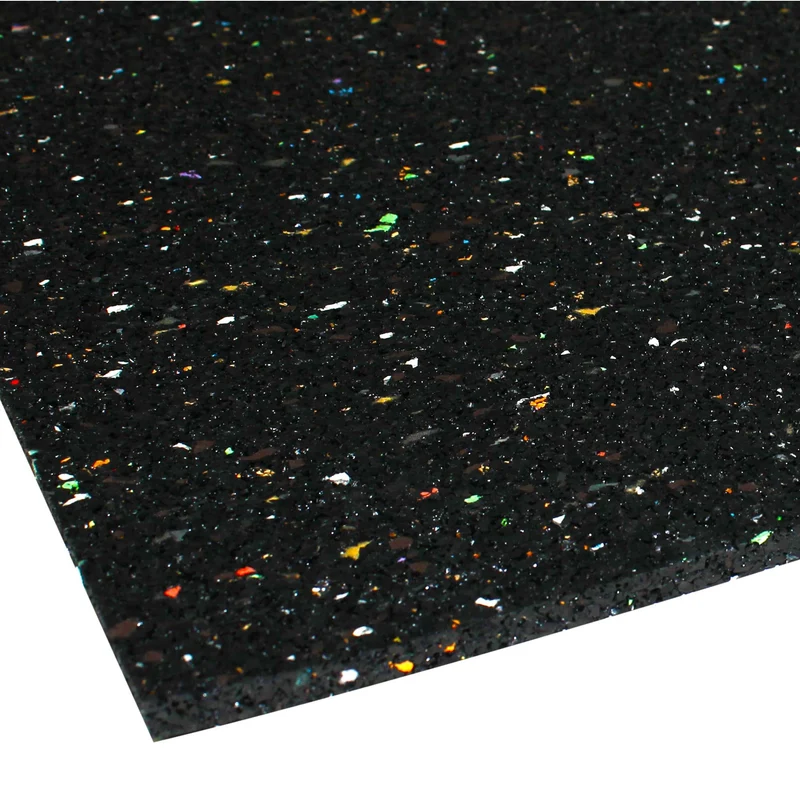 SCANPART - Tapis anti-vibrations - 60 x 60 cm - Noir - Caoutchouc