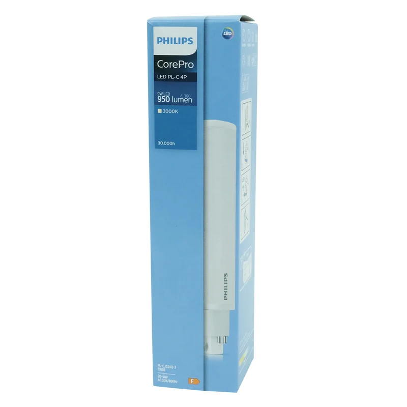 PHILIPS - Light tube - G24q-3 - 26 W - 950 Lumen - 3000 K - Frosted - PL-C