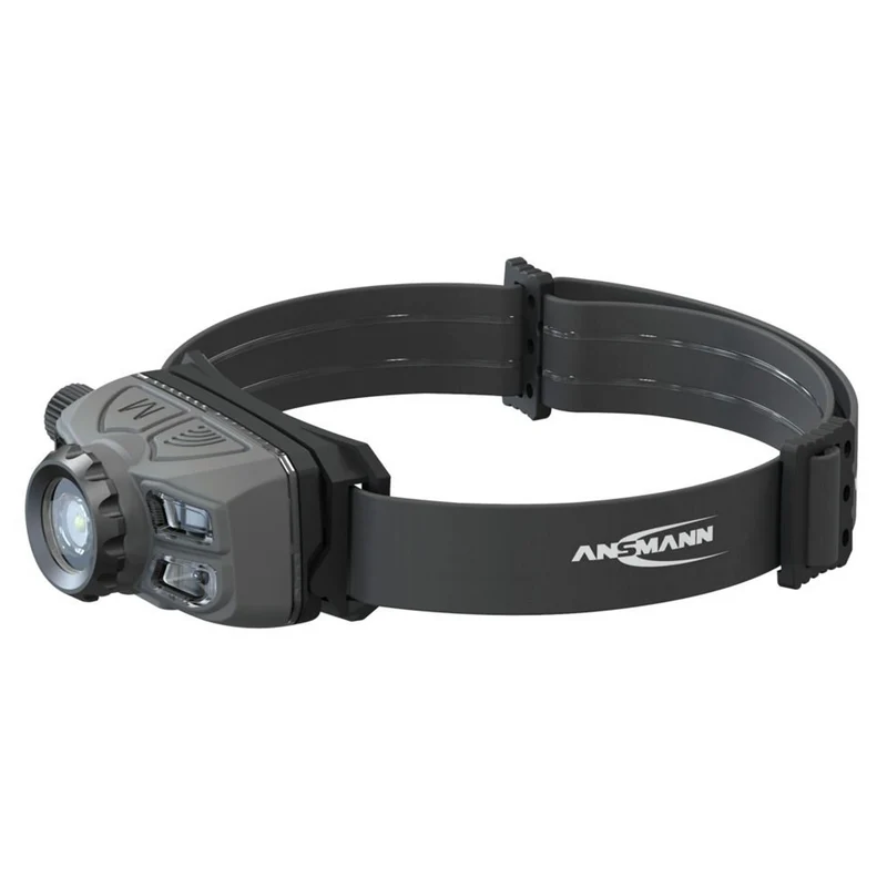 ANSMANN - Lampe frontale - HD450FRS - 450 lumens - Noir + Gris - Rechargeable