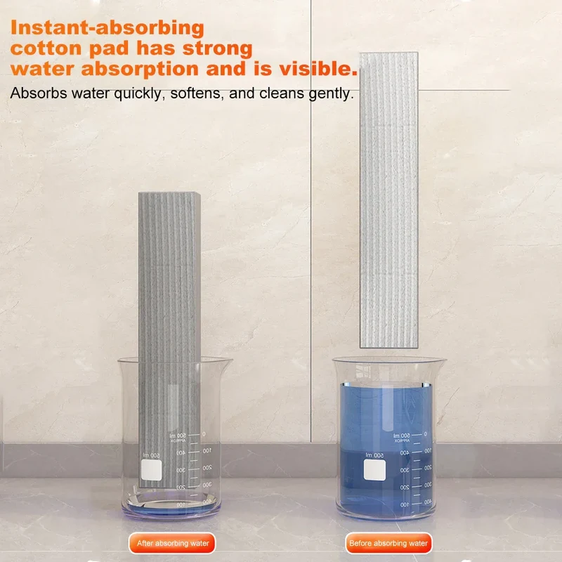 Scratch-Safe Compact Dual Texture Sponge Mop