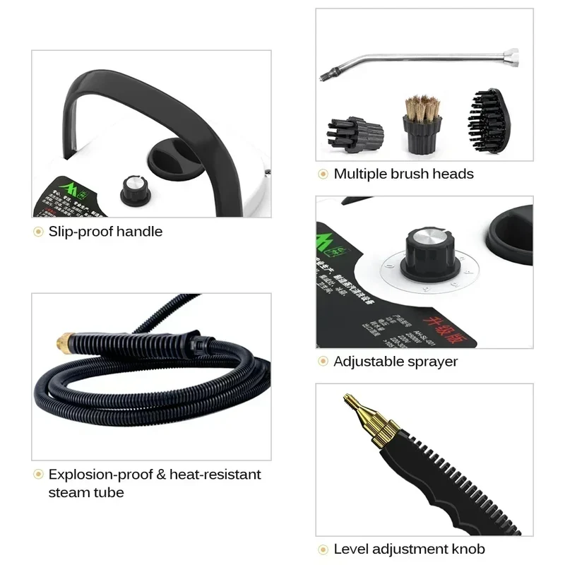 High-Pressure Portable Steam Jet Water Surface Cleaner