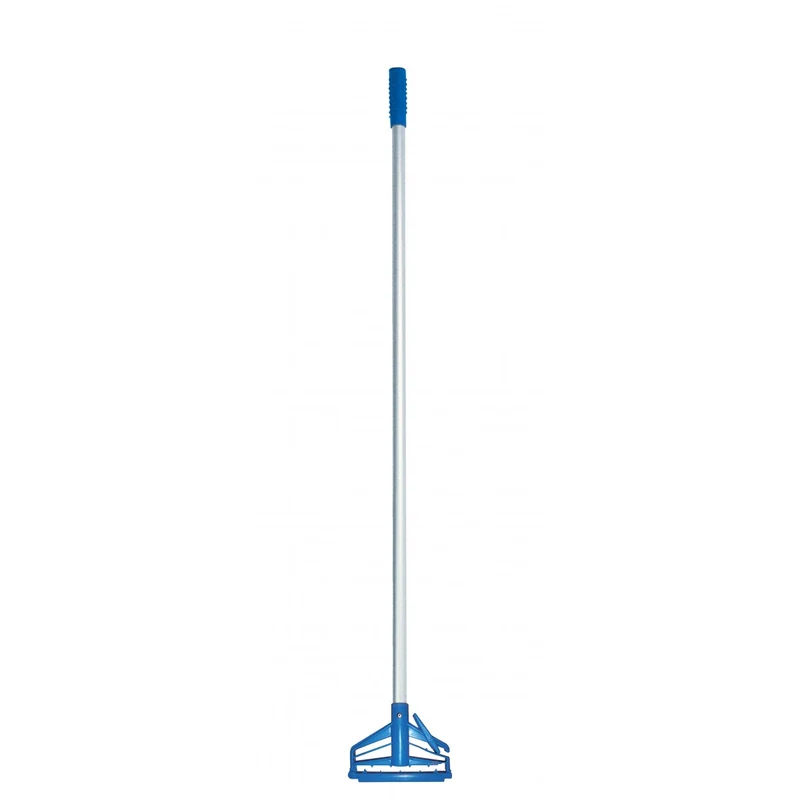 Quick-release metal handle for mop - 4' (1.2 m) - Blue - POLMOP150