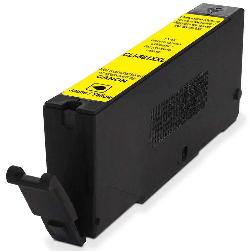 RECYCLECLUB XL Cartouche d'encre CLI-581Y XXL - Jaune - Remplace Canon