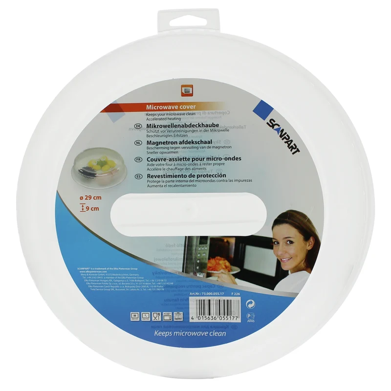 SCANPART - Plat protecteur magnétron - Transparent - 29 cm