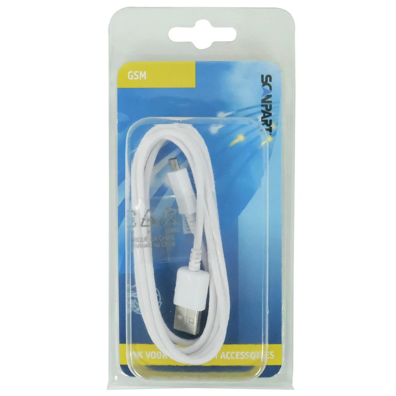SCANPART - Câble de chargement et de données - USB-A (Mâle) - USB-C (Mâle) - 1,2 m
