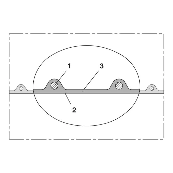 NORRES Tuyau d'aspiration et de refoulement AIRDUC® PUR 350 FOOD-AS D. intérieur 180 mm ( 4501401135 )