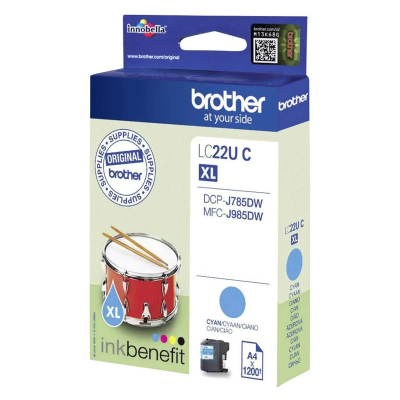BROTHER XL Cartouche d'encre LC22UC XL - Bleu
