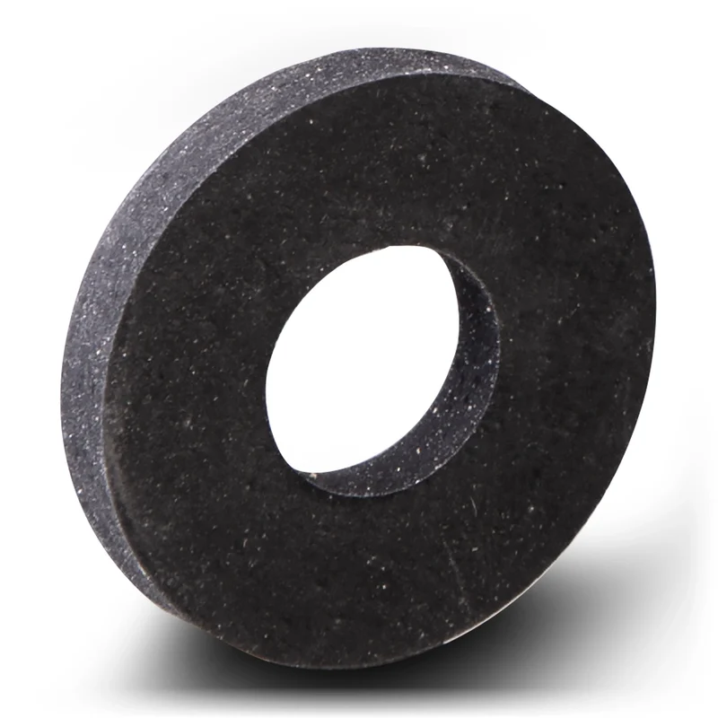 MARQUE MAISON - Anneau en caoutchouc - 3/4" - Noir - 10 pièces