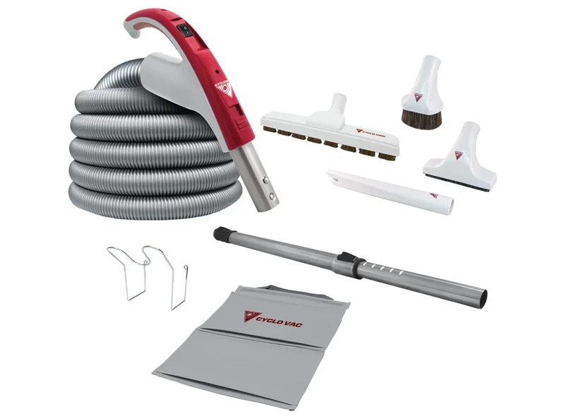 Combo CycloVac GS125 with Super Luxury Accessories Kit - 35'