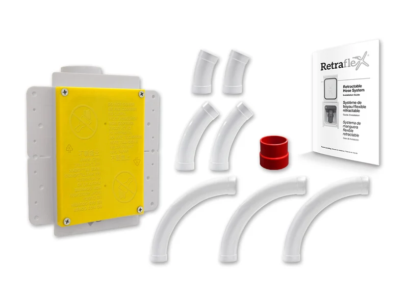 Combo CycloVac Diplomat with 1 Retractable Retraflex Hose Including Accessories and Installation Kit