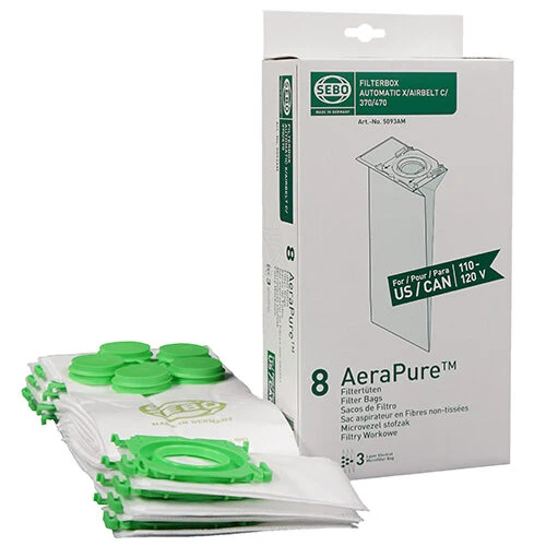 Sebo Type X, G, C, and Mechanical Vacuum Bags