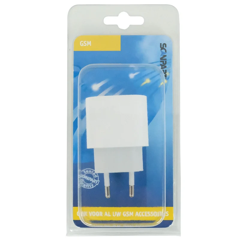 SCANPART - Chargeur - USB-C - 20 W - Blanc