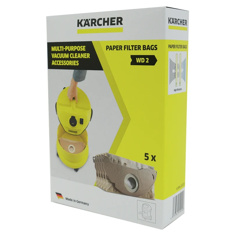 KARCHER WD 2 - 5 Sacs d´aspirateur
