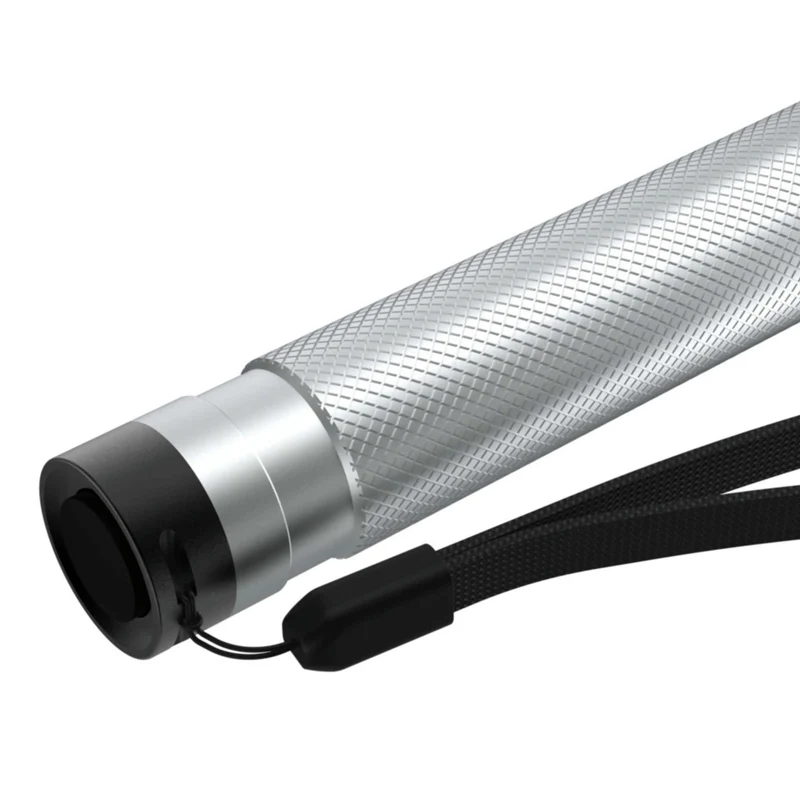 ANSMANN - Lampe torche - 150B - 150 lumens - Noir + Argent - 2 piles AA