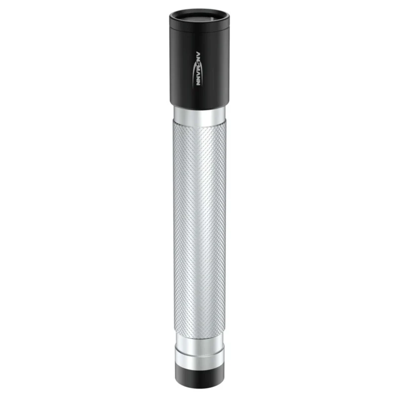 ANSMANN - Lampe torche - 150B - 150 lumens - Noir + Argent - 2 piles AA