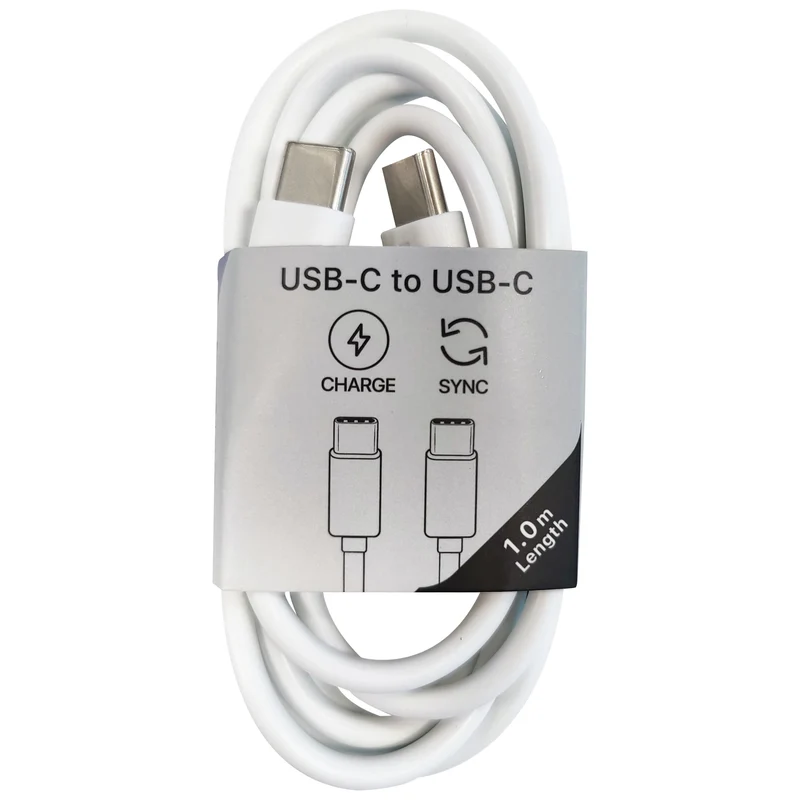MUSTHAVZ - Câble de chargement et de données - USB 2.0 USB-C (Mâle) - USB-C (Mâle) - 1,0 m