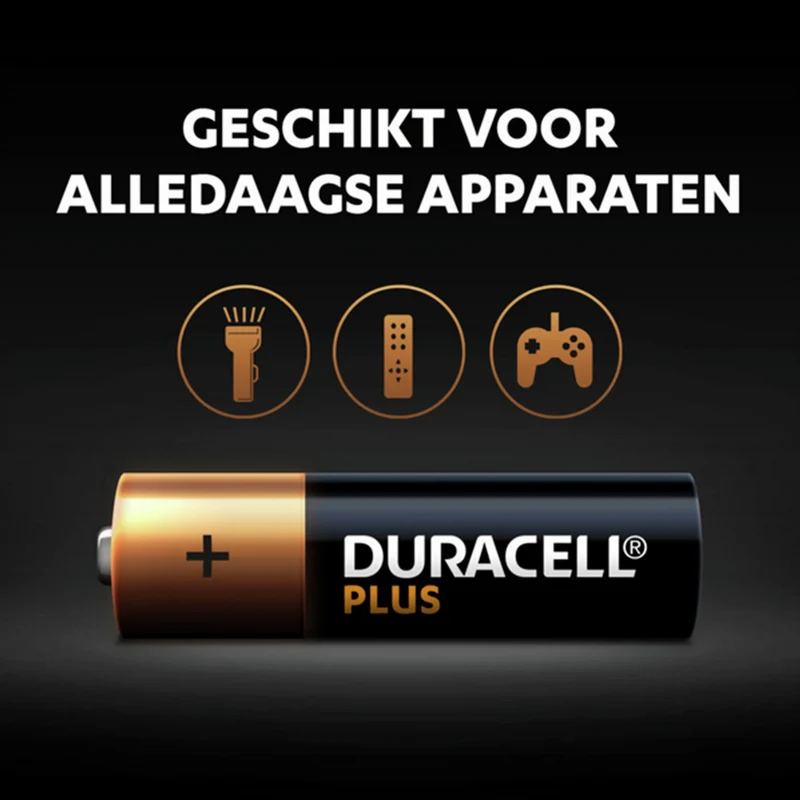 DURACELL Alkaline AA | LR06 - Multipack - 4 Pièces - 1.5 V - 2700 mAh Batterie