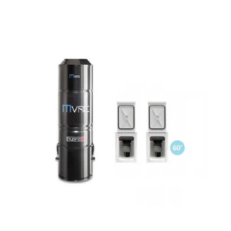 MVac M80 with Two 60-foot Retractable Hose Sets