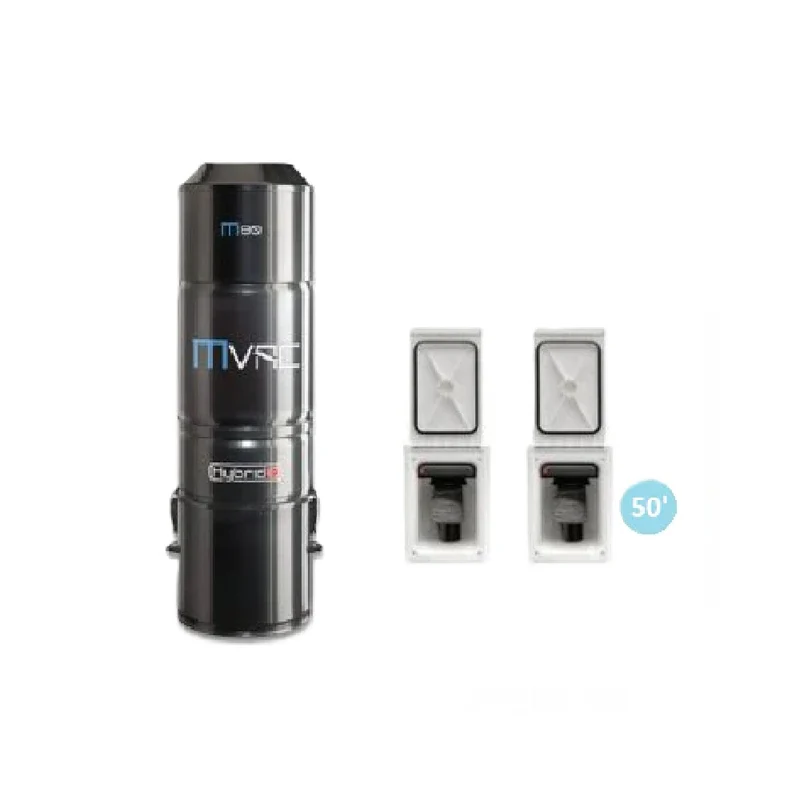 MVac M80 with Two 50-foot Retractable Hose Sets