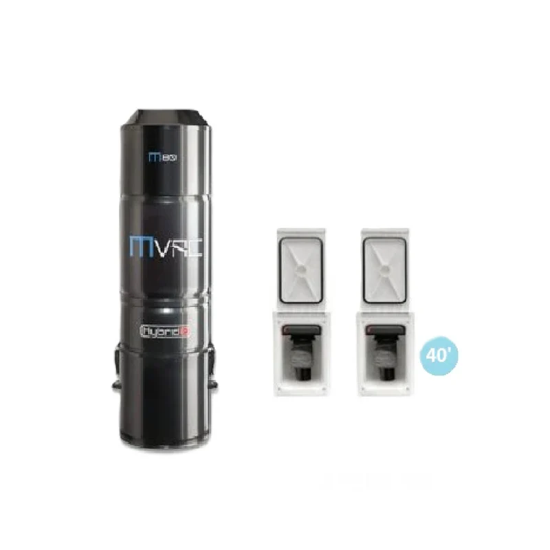 MVac M80 with Two 40-foot Retractable Hose Sets