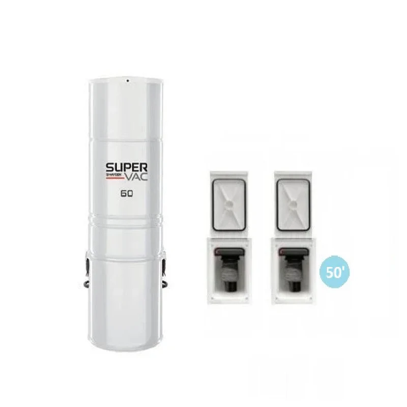 SuperVac 60 with Two 50-Foot Retractable Hose Kits