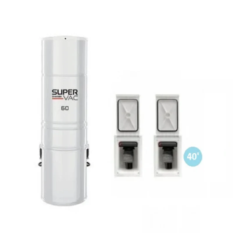 SuperVac 60 with Two 40-Foot Retractable Hose Kits