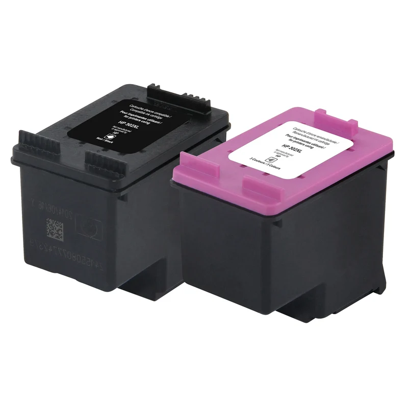 RECYCLECLUB XL Cartouche d'encre 302XL - Duo Pack - Noir + Couleur - Remplace HP