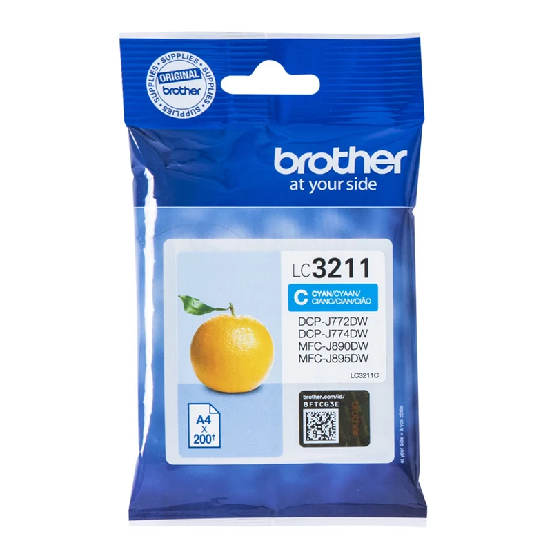 BROTHER Cartouche d'encre LC3211C - Bleu