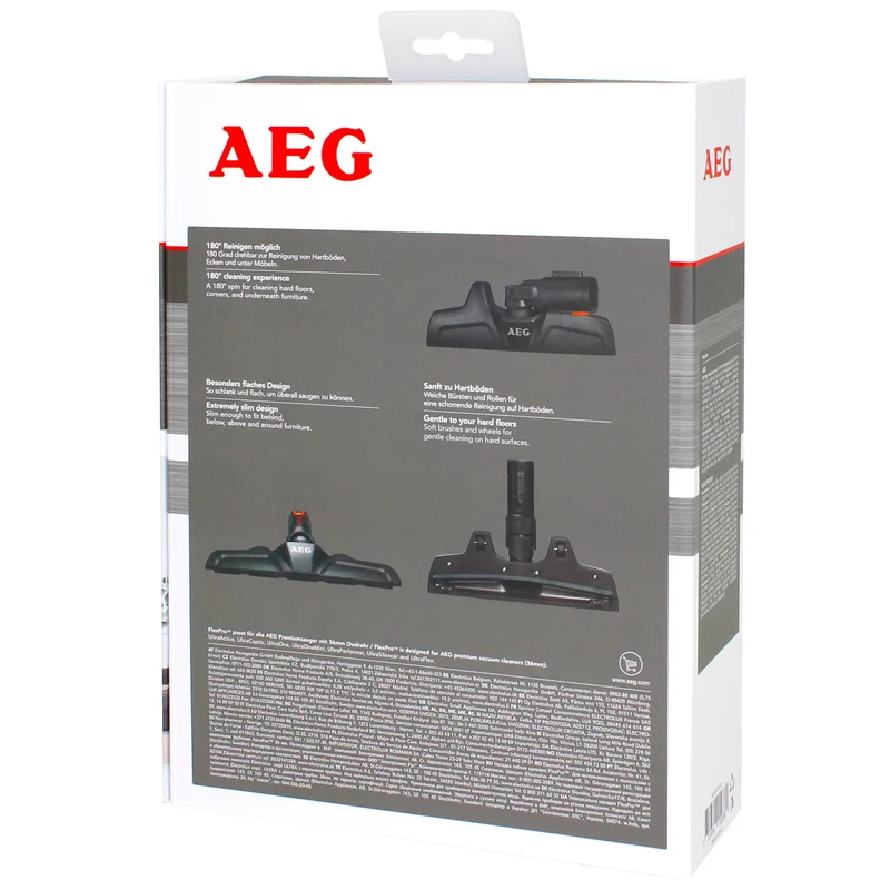 AEG Brosse parquet AZE112 - 30 cm - Polyester - diamètre 36 mm (Ovale)