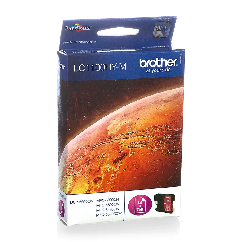 BROTHER Cartouche d'encre LC1100M - Rouge