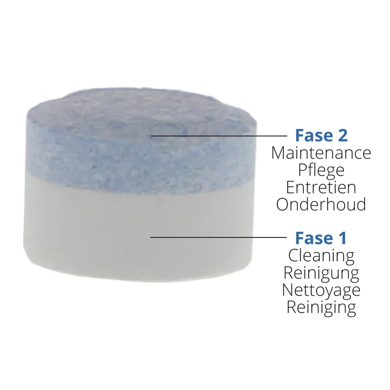 SCANPART - 2 fase Reiniger - Tablet - Applicable to Fully automatic coffee machines| Espresso machines| Filter coffee machines Multi pack - 40 Pieces of 3,5 g