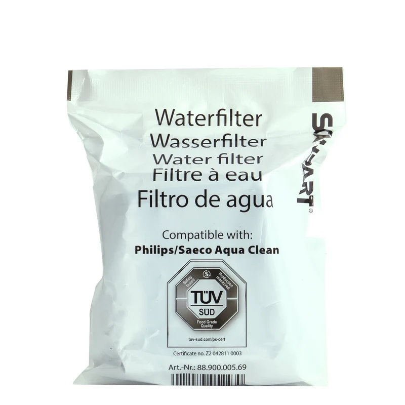 Scanpart Filtre à eau enfichable compatible avec Philips Saeco Aqua Clean applicable dans les machines à café de Philips|Saeco