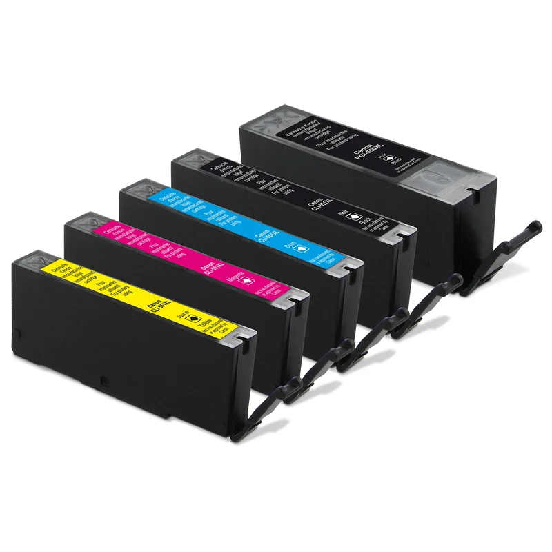 RECYCLECLUB XL Cartouche d'encre PGI-550 XL | CLI-551 XL - Multipack - Noir + Bleu + Rouge + Jaune - Remplace Canon
