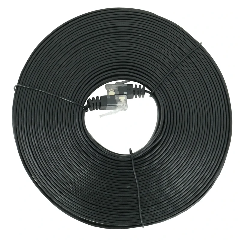 SCANPART - Câble réseau - UTP - Ultra plat RJ45 (Mâle) - RJ45 (Mâle) - 15 m
