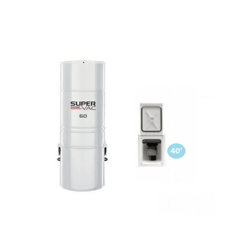 SuperVac 60 with 40-foot retractable hose kit