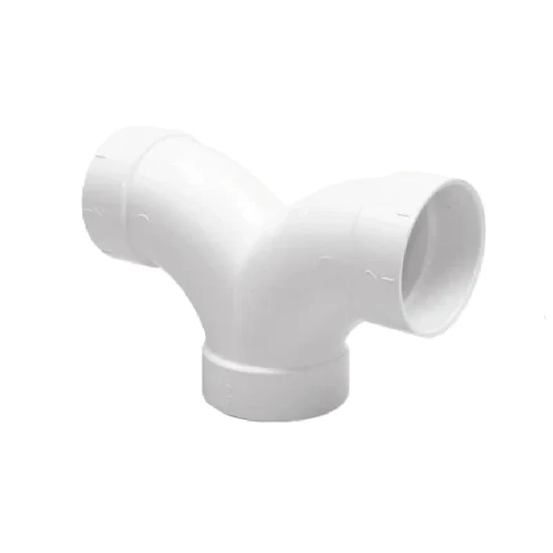 90-Degree White Y Fitting