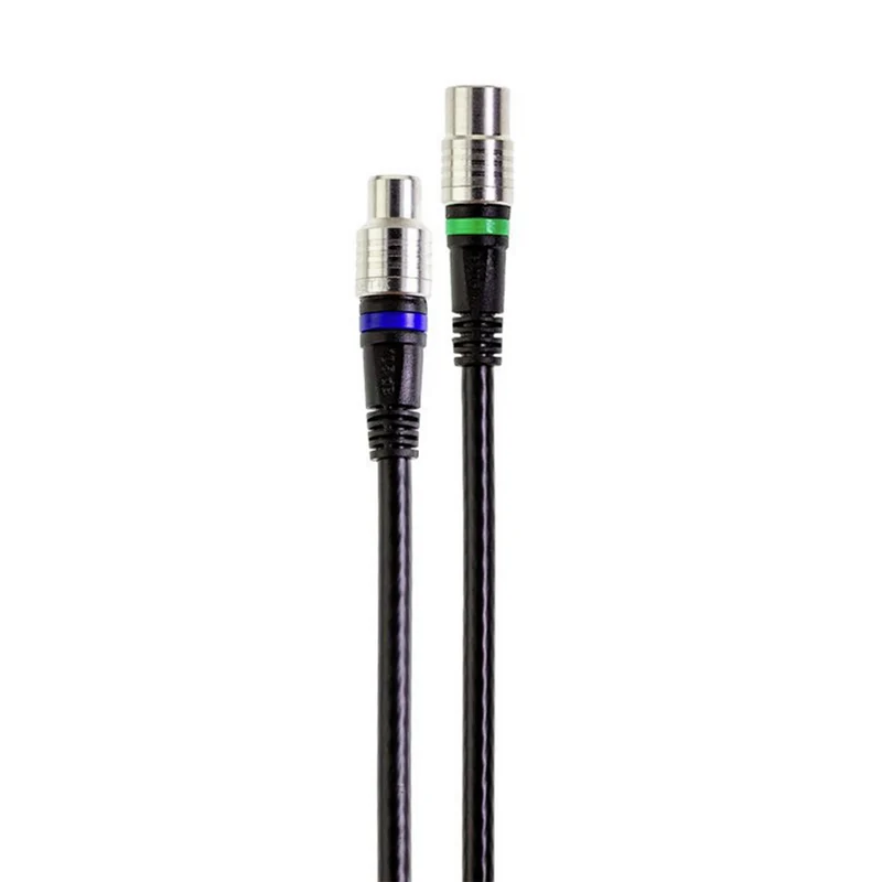 TECHNETIX - Câble de connexion COAXIAL - Connexion Bleue|Connexion Verte COAXIAL (Mâle) - COAXIAL (Femelle) - 1,5 m