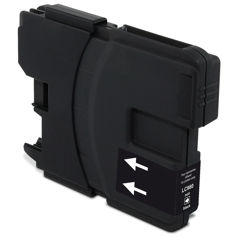 RECYCLECLUB Cartouche d'encre LC980BK - Noir - Remplace Brother