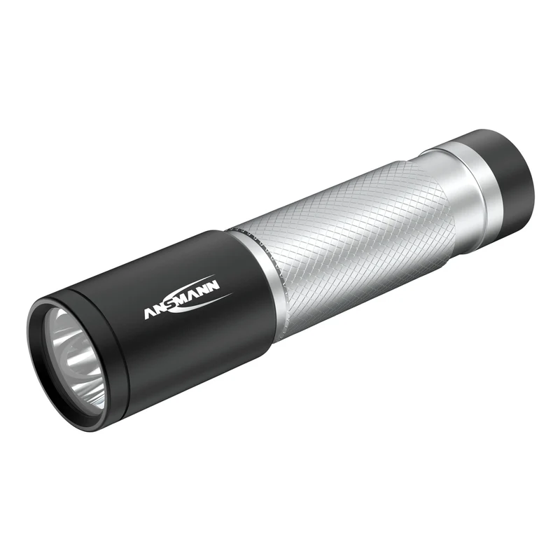 ANSMANN - Lampe torche - 70B - 70 lumens - Noir + Argent - 1 pile AA