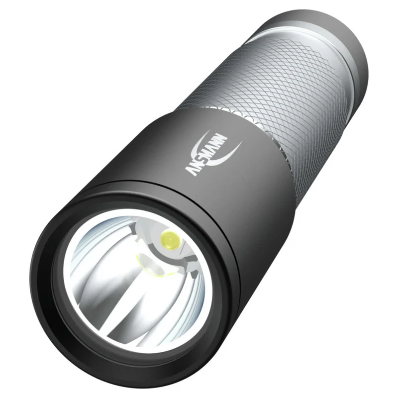 ANSMANN - Lampe torche - 70B - 70 lumens - Noir + Argent - 1 pile AA