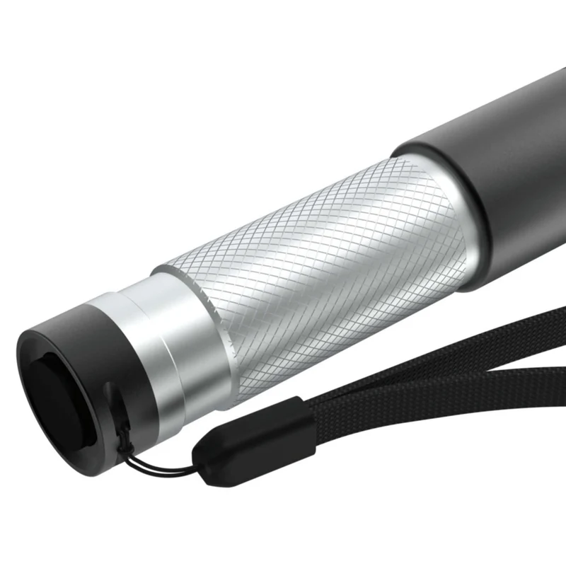 ANSMANN - Lampe torche - 70B - 70 lumens - Noir + Argent - 1 pile AA