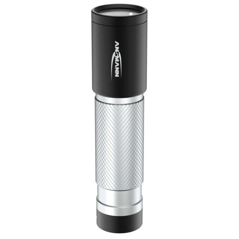 ANSMANN - Lampe torche - 70B - 70 lumens - Noir + Argent - 1 pile AA