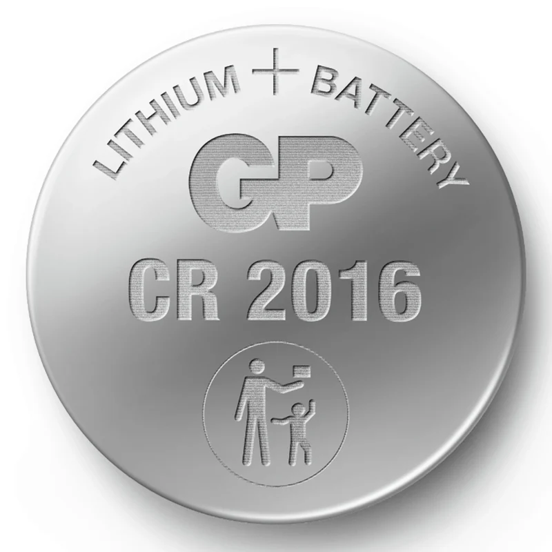 GP Lithium CR2016 - Multipack - 4 Pièces - 3 V - 90 mAh - Cellule bouton