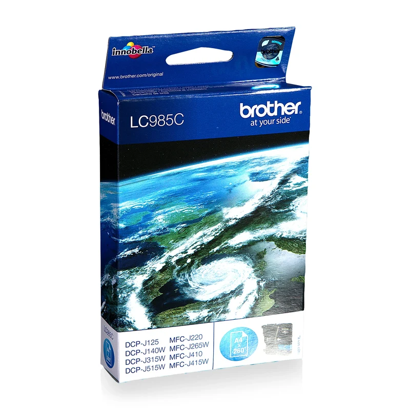 BROTHER Cartouche d'encre LC985C - Bleu