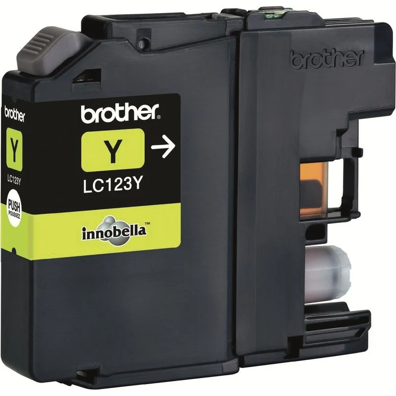 BROTHER Cartouche d'encre LC123Y - Jaune